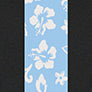 Neoprene color swatch — Hawaiian Sky with Black sides