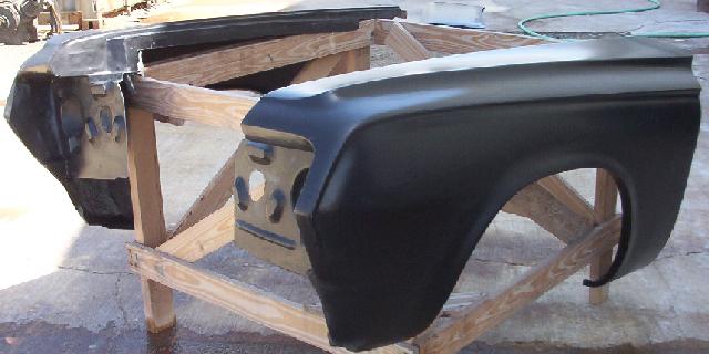 1964 Plymouth Fiberglass Fenders (Pair) - Glasstek FF013 - view 5