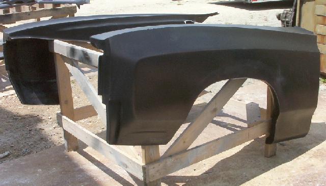 1970-1972 Monte Carlo Fiberglass Fenders (Pair) - Glasstek FF023 - view 3