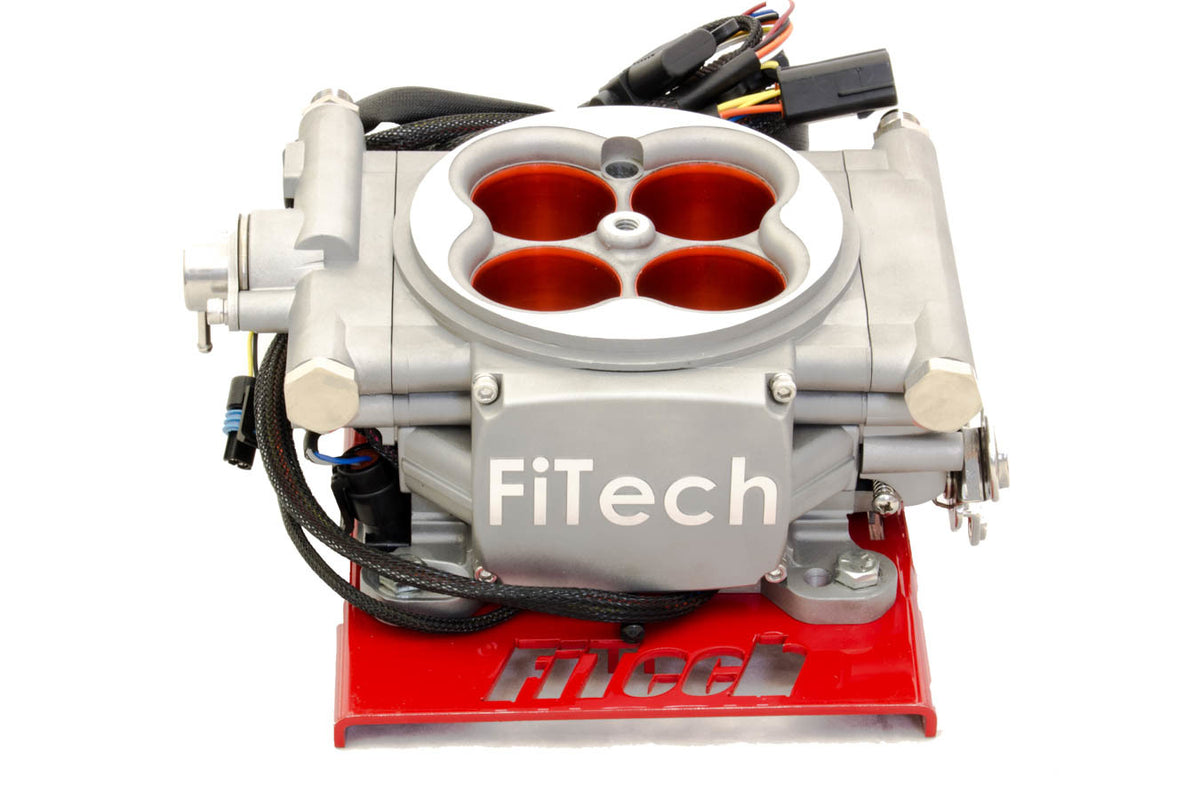 Fitech Fuel Injection Fuel Injection - Go Street EFI - Throttle Body - Square Bore - 80 lb/hr Injectors - Aluminum -