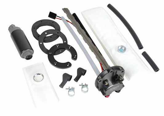 Fitech Fuel Injection Fuel Pump - Go-Fuel - Electric - In-Tank - 340 lph - 6 AN Outlets - Install Kit - Gas / E85 - Kit