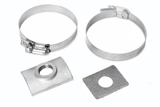 Fitech Fuel Injection Oxygen Sensor Bung - Clamp-On - 18 mm x 1.50 Female Thread - Stainless - Natural - Kit