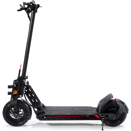 MotoTec Free Ride 48V 600W Lithium Electric Scooter Black - view 2