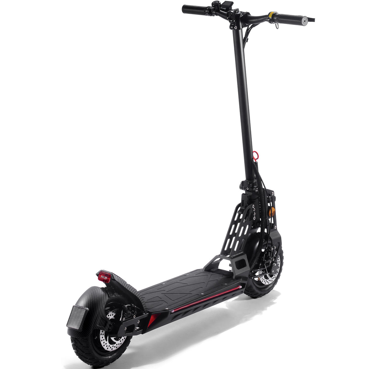 MotoTec Free Ride 48V 600W Lithium Electric Scooter Black - view 4