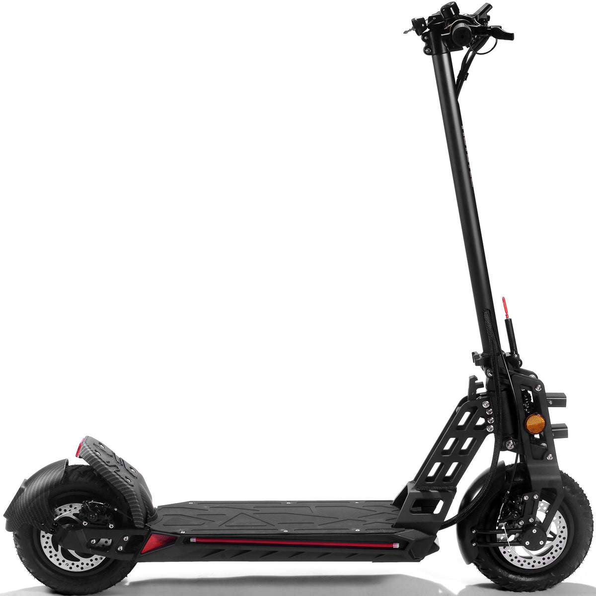 MotoTec Free Ride 48V 600W Lithium Electric Scooter Black - view 5