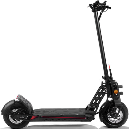 MotoTec Free Ride 48V 600W Lithium Electric Scooter Black - view 5