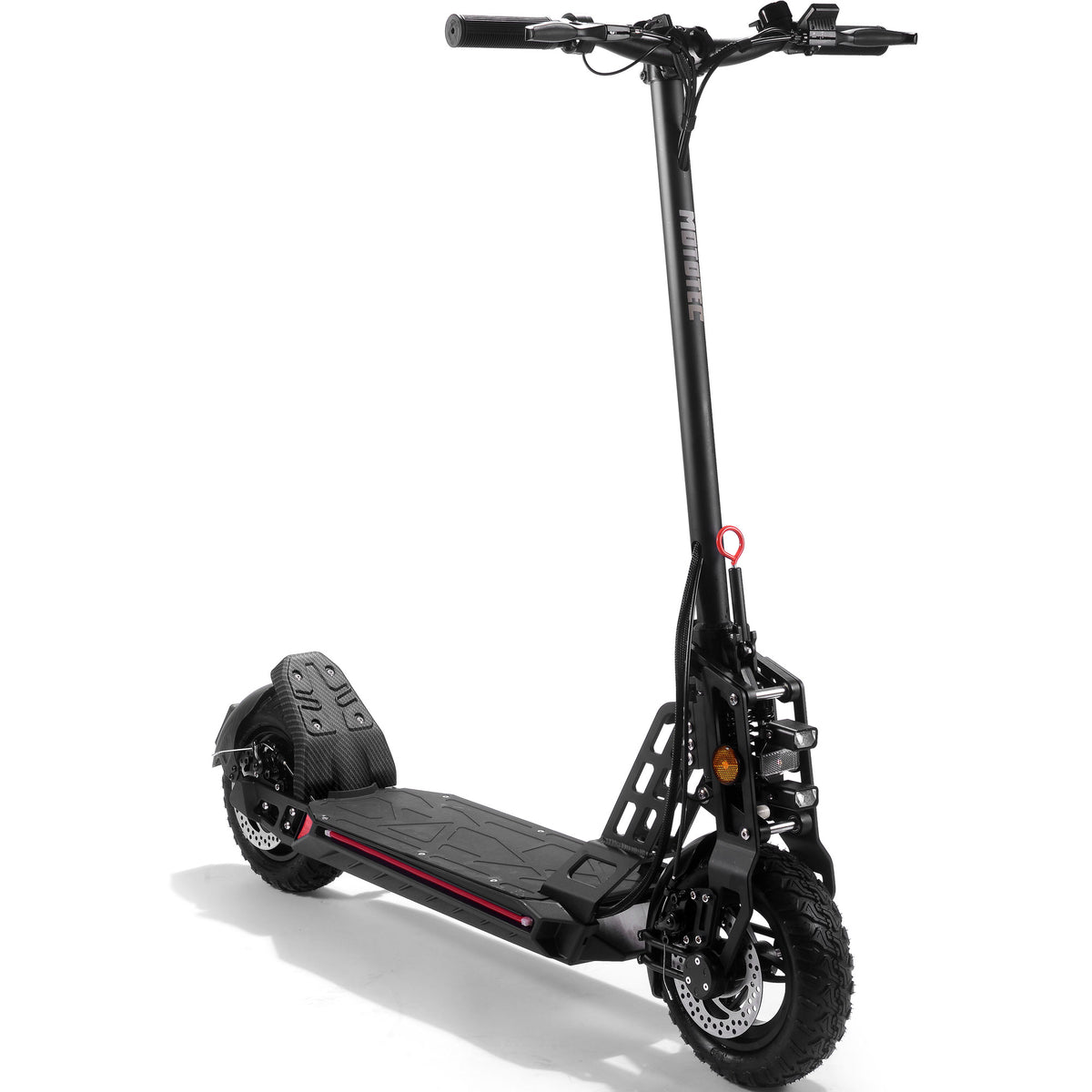 MotoTec Free Ride 48V 600W Lithium Electric Scooter Black - view 6