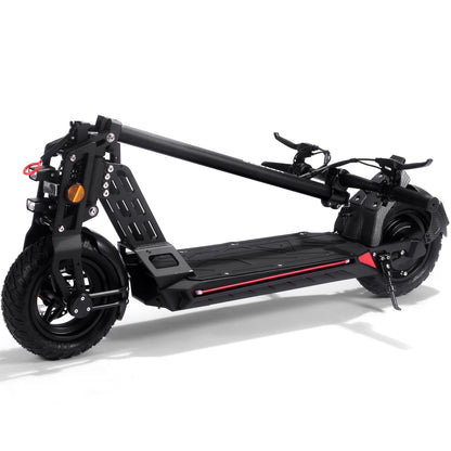 MotoTec Free Ride 48V 600W Lithium Electric Scooter Black - view 7