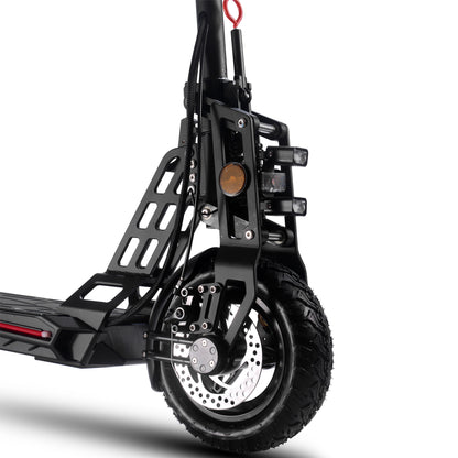 MotoTec Free Ride 48V 600W Lithium Electric Scooter Black - view 8