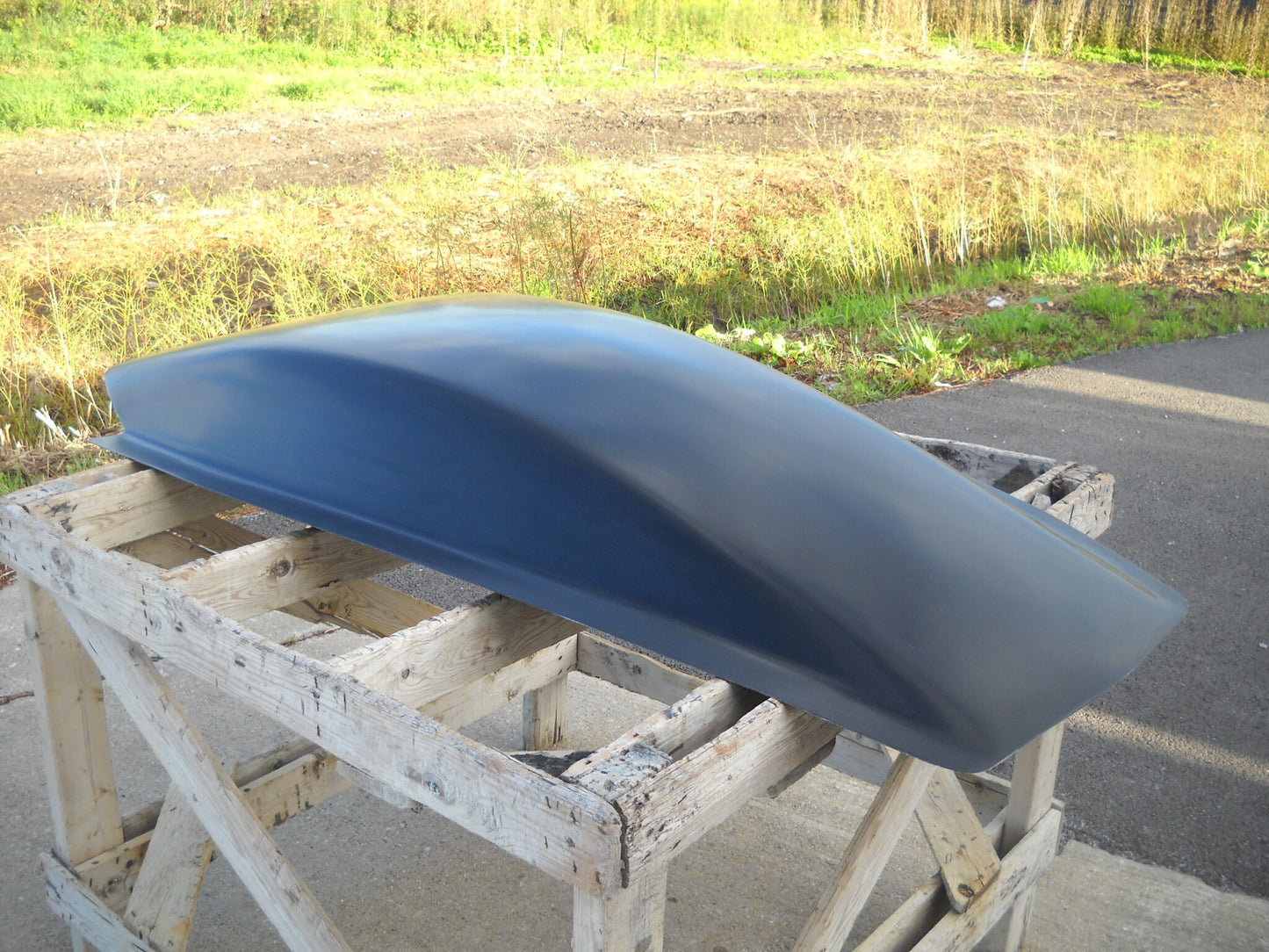 6 1/2" "Sunoco" "Bubble" Style Cowl Fiberglass Scoop 27" W X 62" L X 6 1/2" Tall - Glasstek GCS016 - view 3