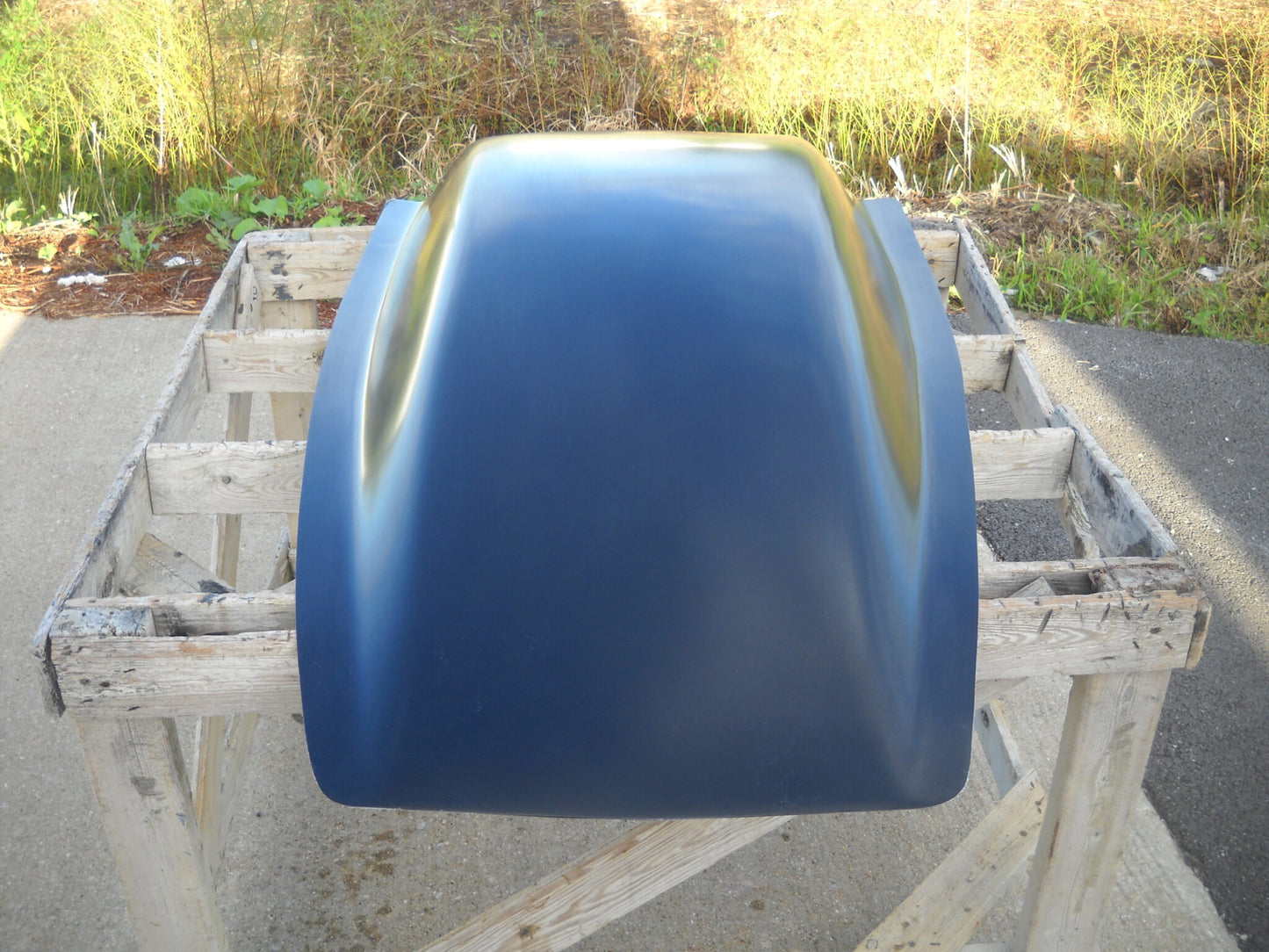 6 1/2" "Sunoco" "Bubble" Style Cowl Fiberglass Scoop 27" W X 62" L X 6 1/2" Tall - Glasstek GCS016 product image