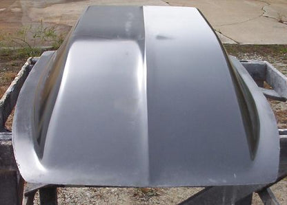 8" Cowl Fiberglass Scoop 31" W X 62" L X 8" Tall - Glasstek GCS080 - view 2