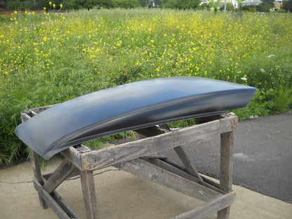 5" Rounded Mustang Cowl Fiberglass Scoop 64" L X 33 1/4"W At Back 22 1/2" W At Front X 5" T - Glasstek GCS153 - view 3