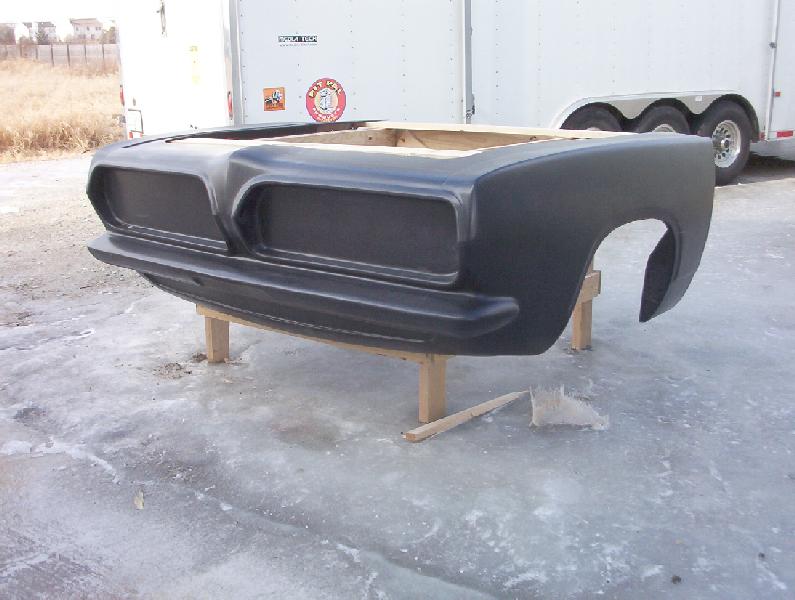 1969 Barracuda Pro Fiberglass Front End (Fits 67-68) - Glasstek GF022 - view 3