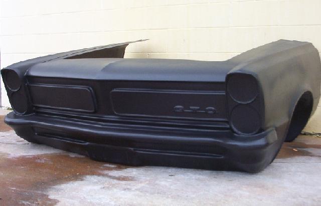 1965 GTO Pro Fiberglass Front End - Glasstek GF025 - view 2