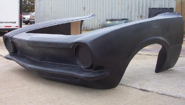 1970-1972 Maverick Pro Fiberglass Front End (Fits 73-76) - Glasstek GF028 - view 2