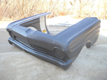 1960-1963 Falcon Rear Fiberglass Bumper - Glasstek B9006 - view 2