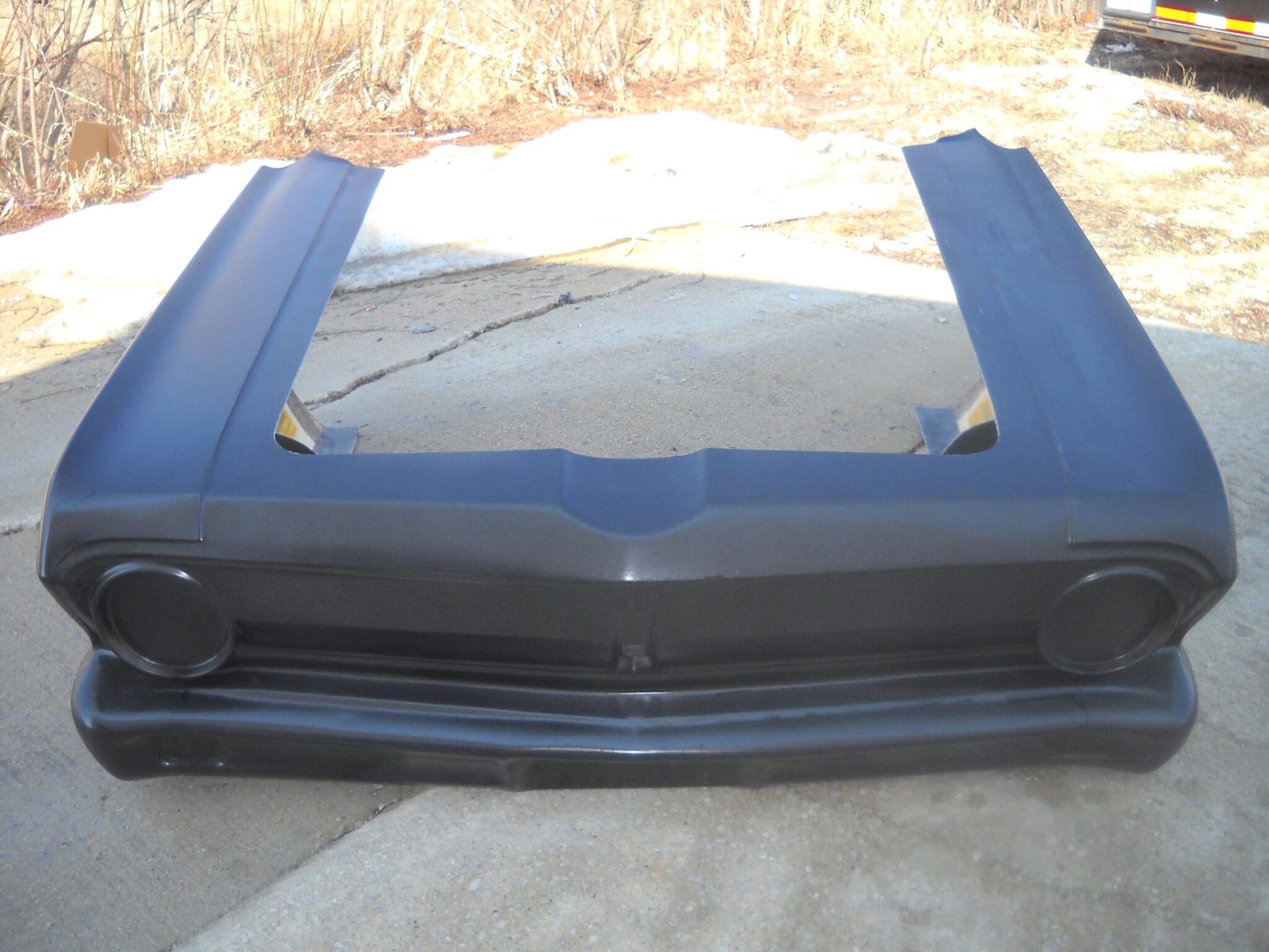 1960-1963 Falcon Rear Fiberglass Bumper - Glasstek B9006 product image