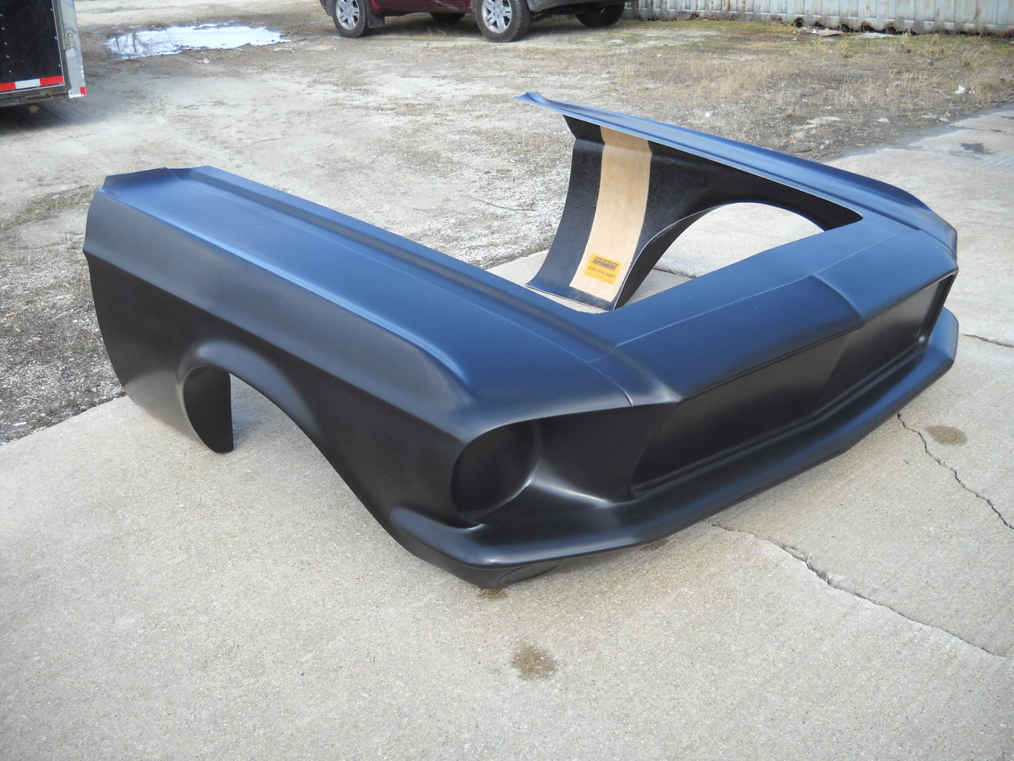 1967-1968 Mustang Pro Fiberglass Front End - Glasstek GF038 - view 2