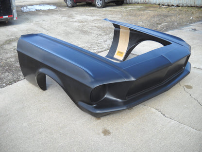 1967-1968 Mustang Pro Fiberglass Front End - Glasstek GF038 - view 2