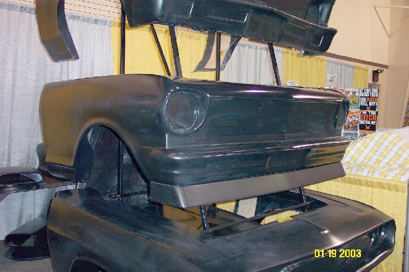 1962-1965 Nova / Chevy Ii Pro Fiberglass Front End (Extended 6") (Can Be Cut Back To Stock Length) - Glasstek GF040 - view 2