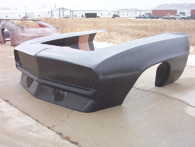 1969 Camaro Pro Fiberglass Front End With Spoiler - Glasstek GF046 product image