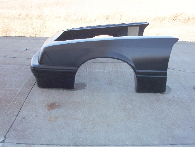 1987-1993 Mustang Pro Fiberglass Front End (Extended 6") - Glasstek GF047 - view 3