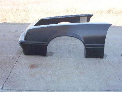 1987-1993 Mustang Pro Fiberglass Front End (Extended 6") - Glasstek GF047 - view 3