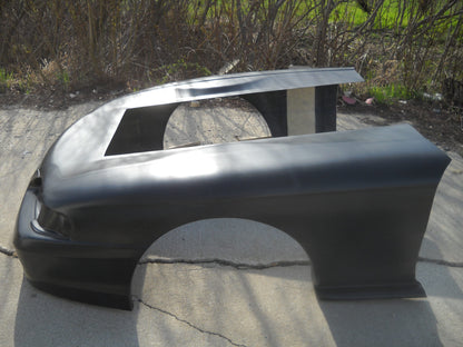 1994-1998 Mustang Pro Fiberglass Front End (Extended 6") - Glasstek GF050 - view 3
