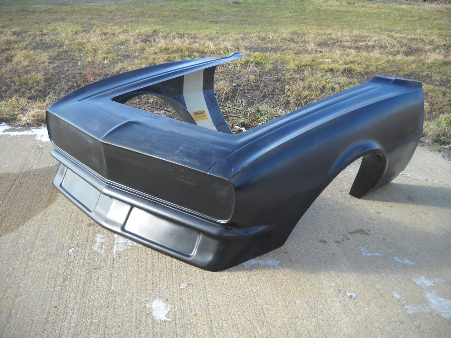 1967-1968 Camaro Pro Fiberglass Front End With Spoiler (With Front Bumper Molded In) - Glasstek GF055 - view 2