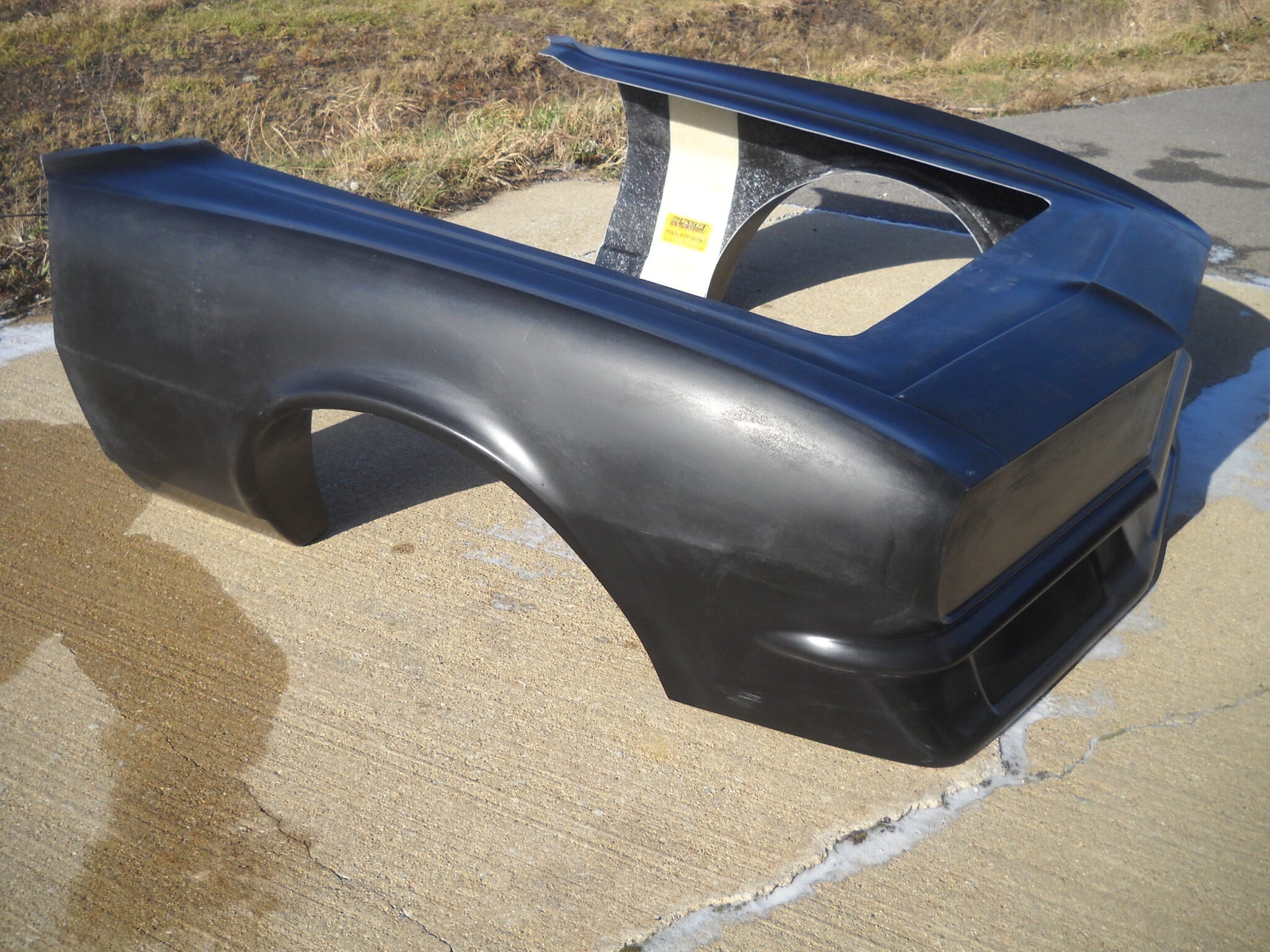 1967-1968 Camaro Pro Fiberglass Front End With Spoiler (With Front Bumper Molded In) - Glasstek GF055 - view 3