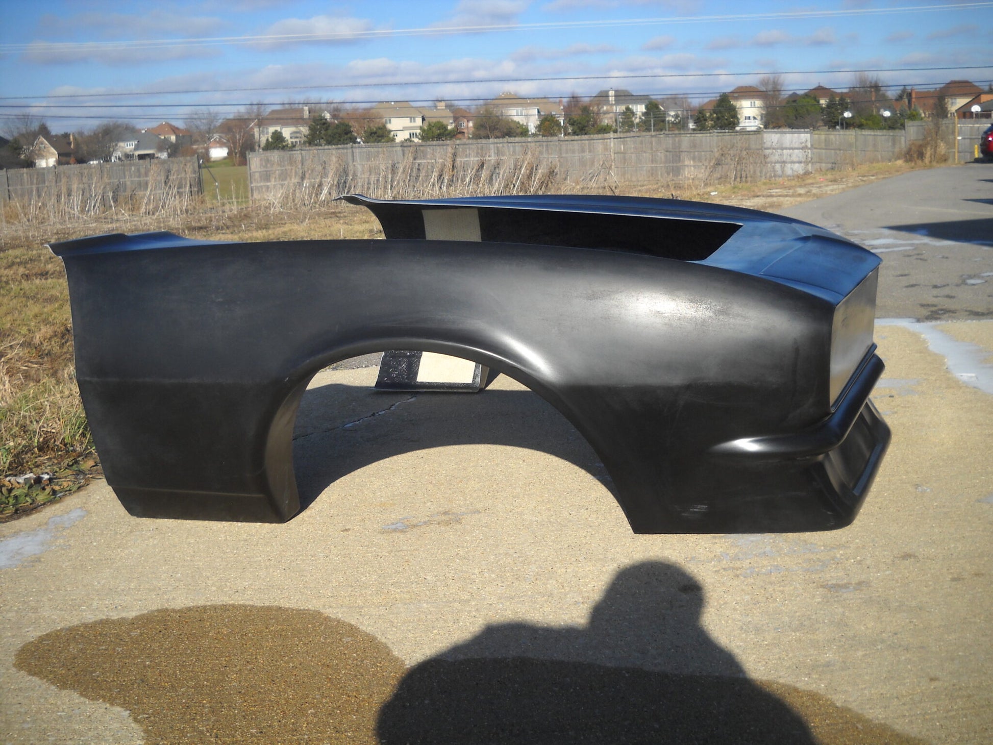 1967-1968 Camaro Pro Fiberglass Front End With Spoiler (With Front Bumper Molded In) - Glasstek GF055 - view 4