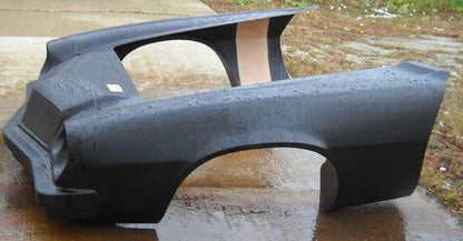 1969 Camaro Pin-On Fiberglass Trunk Lid For Body (For Roof Clip R3007) - Glasstek T1037 - view 3