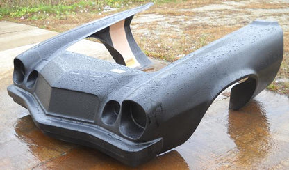 1969 Camaro Pin-On Fiberglass Trunk Lid For Body (For Roof Clip R3007) - Glasstek T1037 product image