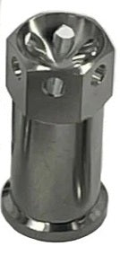 Gorsuch Performance Solutions Nut - 3/8-16 in Thread - Titanium - Natural - Quick Change Gear Cover - Each