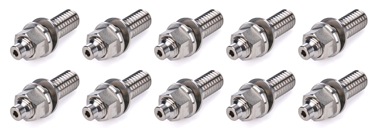 Gorsuch Performance Solutions Drive Flange Stud - Nuts / Washers Included - Titanium - Set of 10