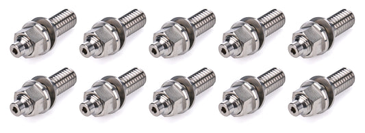 Gorsuch Performance Solutions Drive Flange Stud - Nuts / Washers Included - Titanium - Set of 10