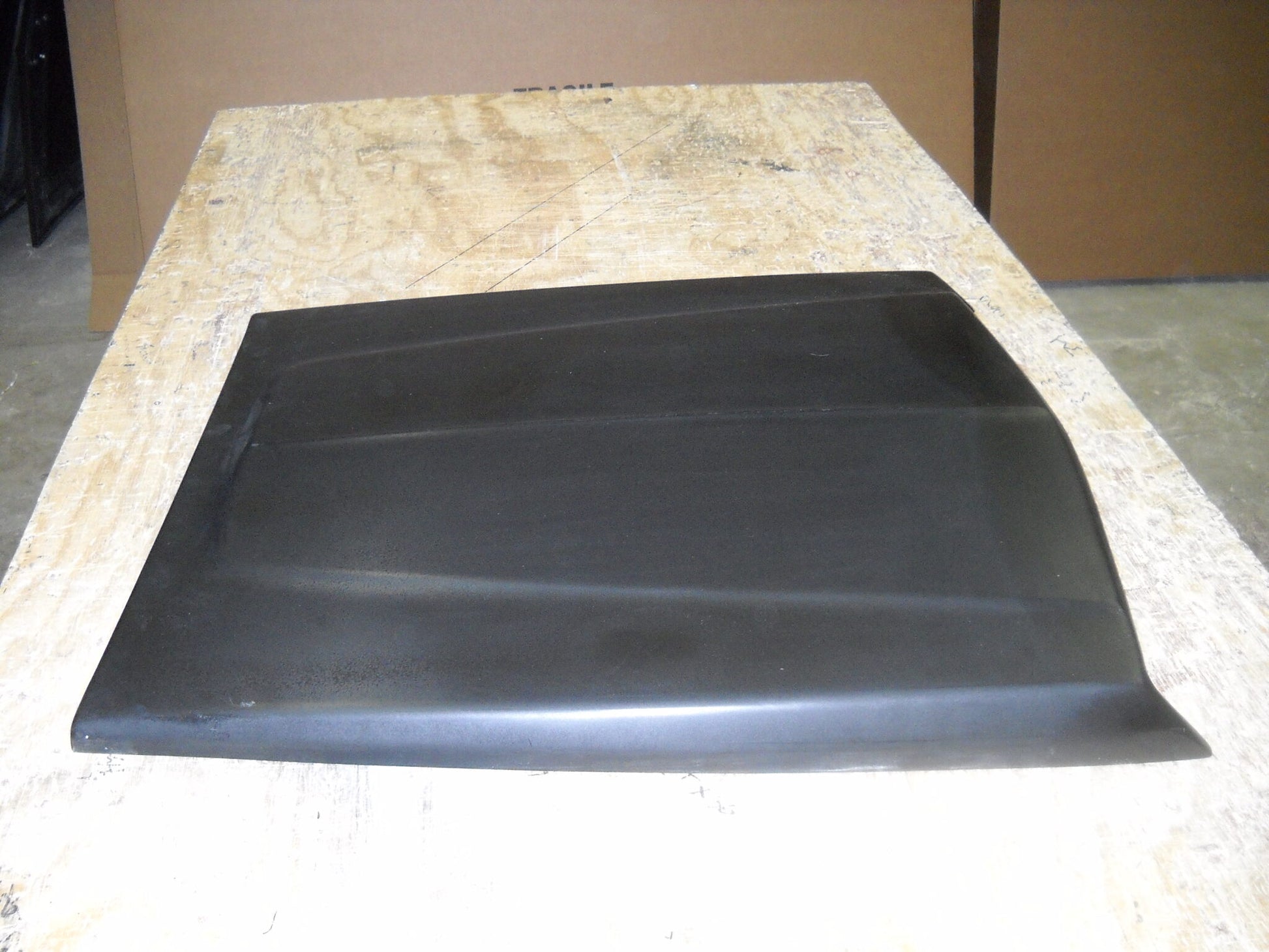 1966-1967 Mopar Hemi Super Stock Fiberglass Scoop (Straight Back) - Glasstek GS020 - view 5