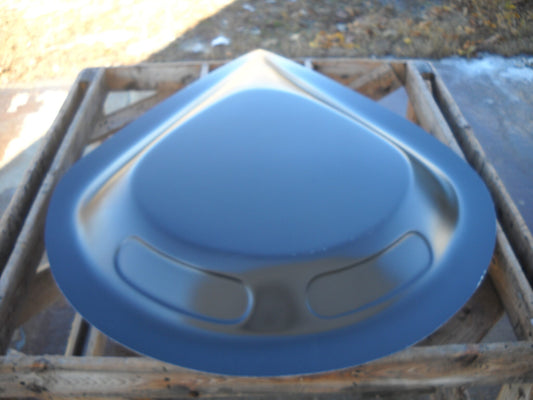 Large Teardrop Fiberglass Scoop (No Screens In Openings); 31" W X 43" L X 3" Tall - Glasstek GS035 product image