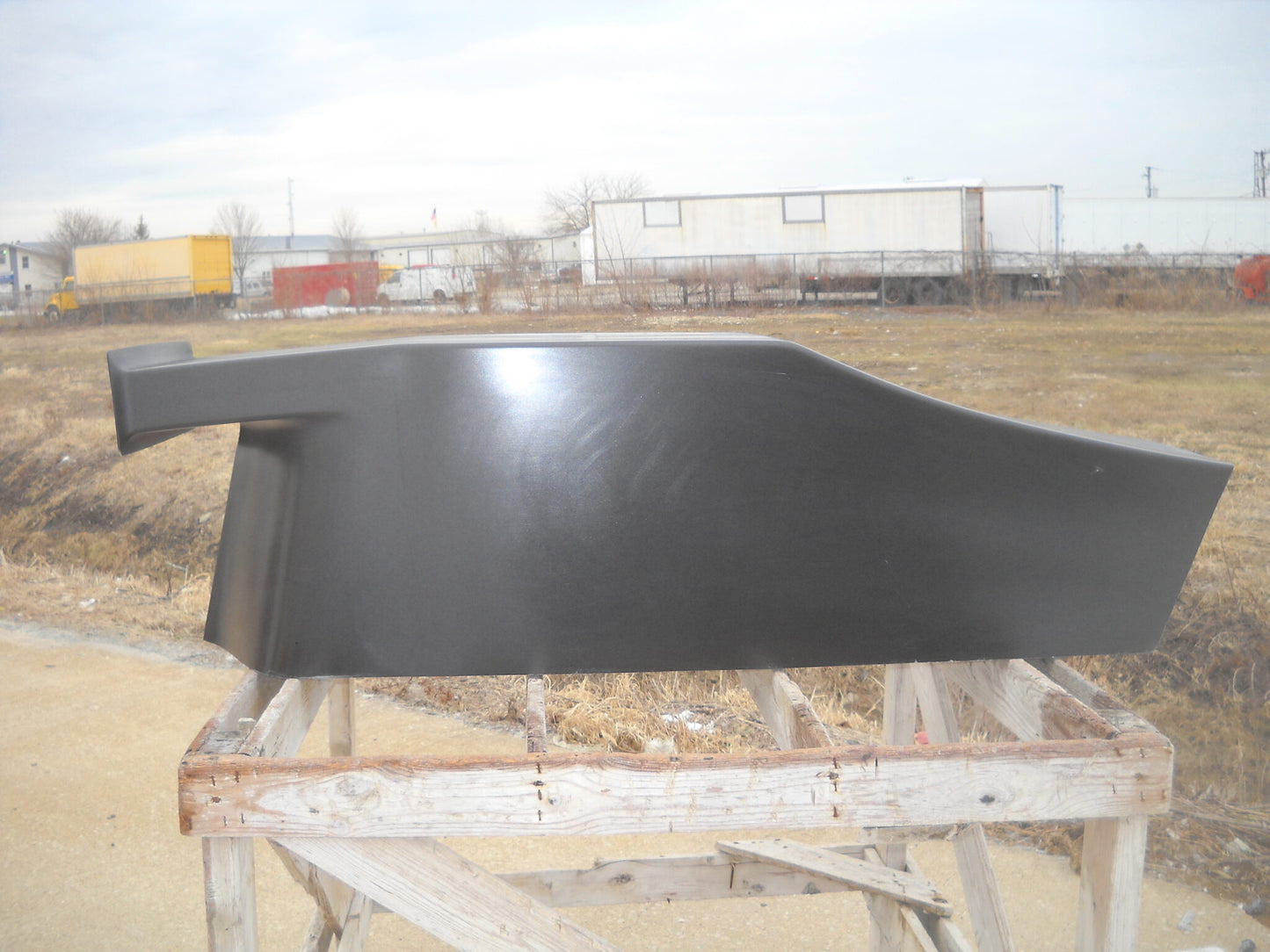 Super Chevy Style Nostalgia Pro Stock Fiberglass Scoop; 58" L X 17" W X 16 1/2" Tall (15 3/4" Wide At Top) (3" T X 15 3/4" W