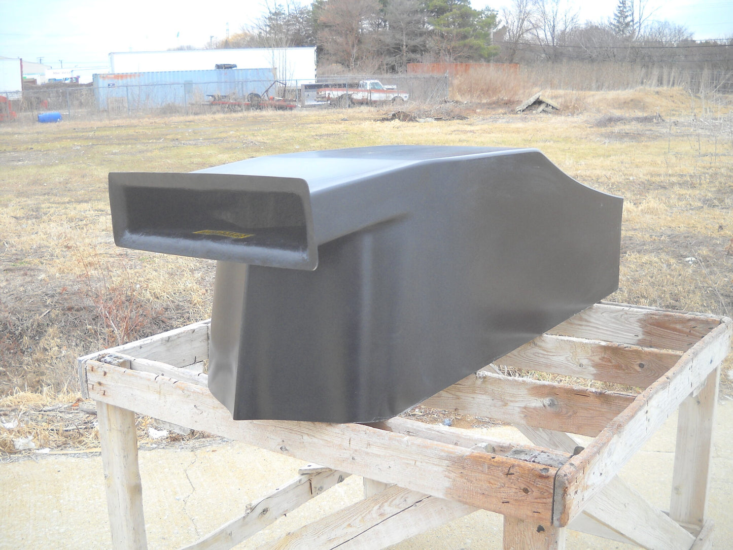 Super Chevy Style Nostalgia Pro Stock Fiberglass Scoop; 58" L X 17" W X 16 1/2" Tall (15 3/4" Wide At Top) (3" T X 15 3/4" W