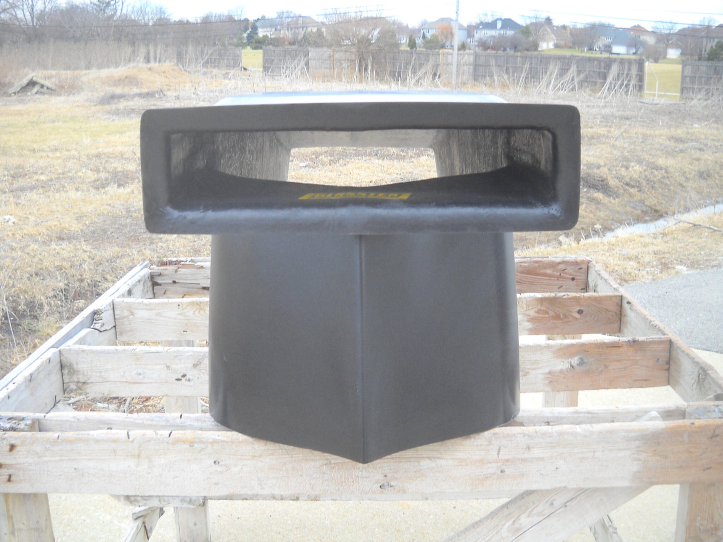 Super Chevy Style Nostalgia Pro Stock Fiberglass Scoop; 58" L X 17" W X 16 1/2" Tall (15 3/4" Wide At Top) (3" T X 15 3/4" W