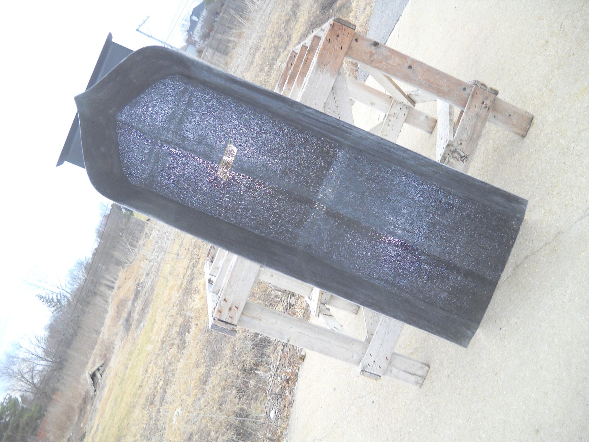 Super Chevy Style Nostalgia Pro Stock Fiberglass Scoop; 58" L X 17" W X 16 1/2" Tall (15 3/4" Wide At Top) (3" T X 15 3/4" W