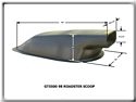 98 Roadster Fiberglass Scoop (Front Opening 10 1/2"W X 4 1/4" Tall); 44" L X 15" W X 9" Tall - Glasstek GT5500 product image