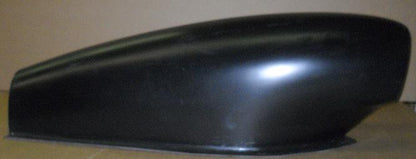 08 Aero Fiberglass Scoop (Round Opening With Flat Edge On Bottom Of Circle) With 2" Lip; 48" L X 14" W X 15" Tall (13" Tall