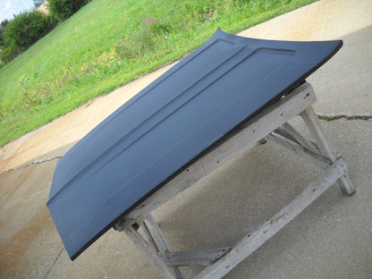 1967-1969 Camaro Stock Flat Pin-On Fiberglass Hood With Cowl Panel - Glasstek H1003 - view 3