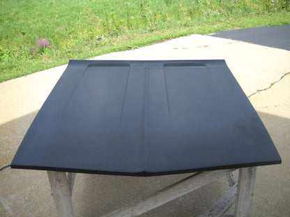 1967-1969 Camaro Stock Flat Pin-On Fiberglass Hood With Cowl Panel - Glasstek H1003 - view 2