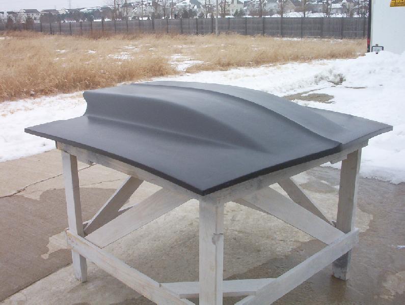1967-1969 Camaro 4" Cowl Induction Bolt-On Fiberglass Hood - Glasstek H1008 product image