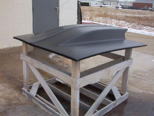 1967-1969 Camaro 5" Cowl Induction Bolt-On Fiberglass Hood - Glasstek H1010 product image