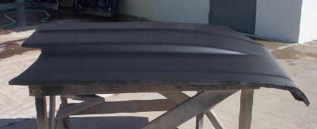 1968-1974 Nova / Chevy Ii 2" Cowl Induction Bolt-On Fiberglass Hood - Glasstek H1030 - view 3